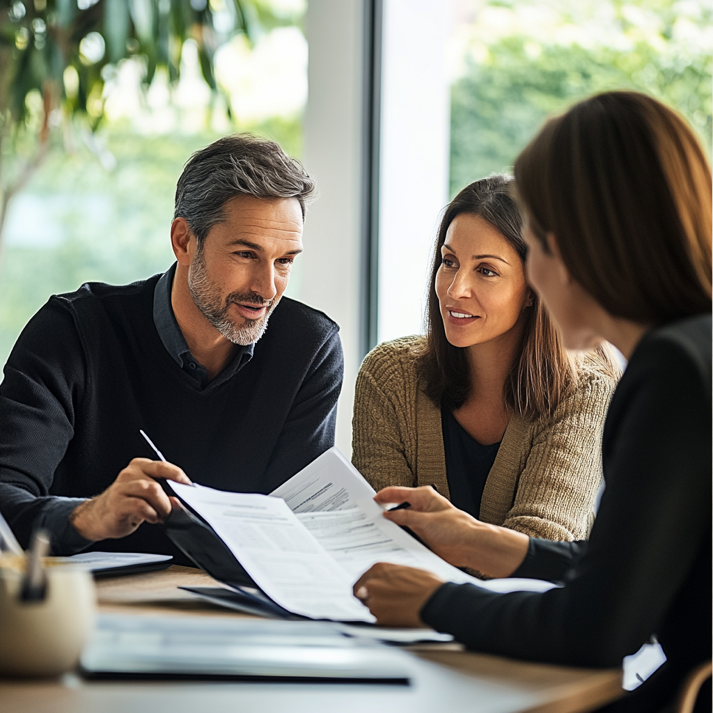 Financial Advisor Meeting with Couple - Client Consultation