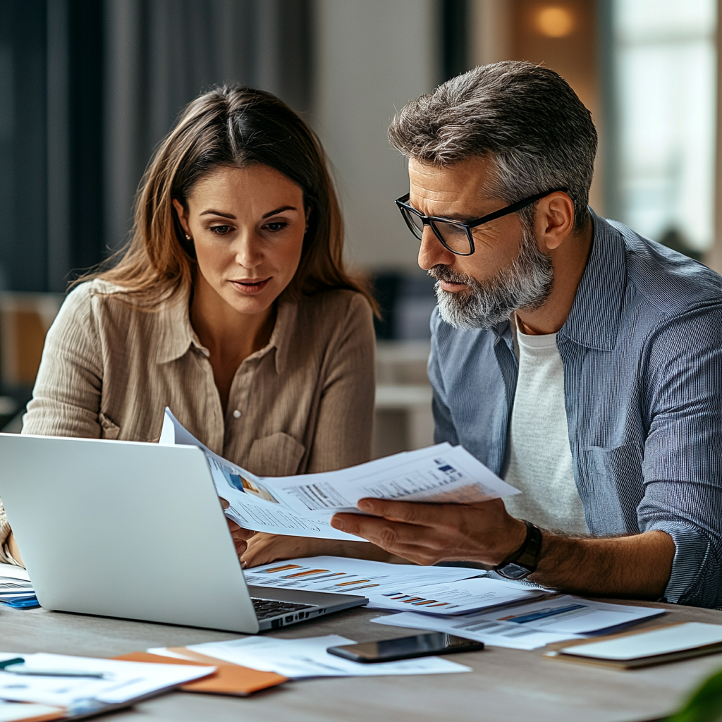 Expert Accountant Explaining Budget - Professional Expertise