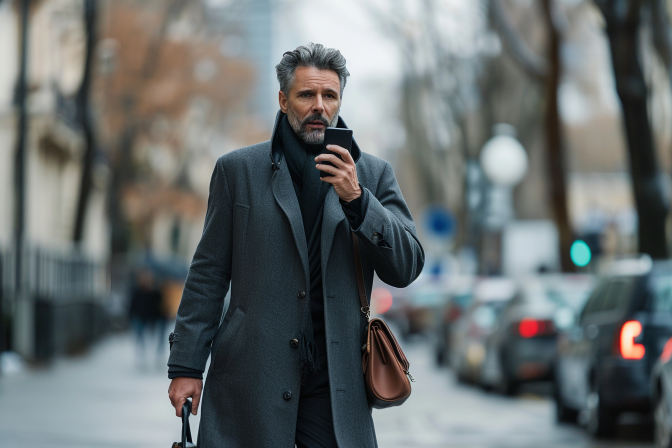 Professional Lawyer Walking - Confident and Determined